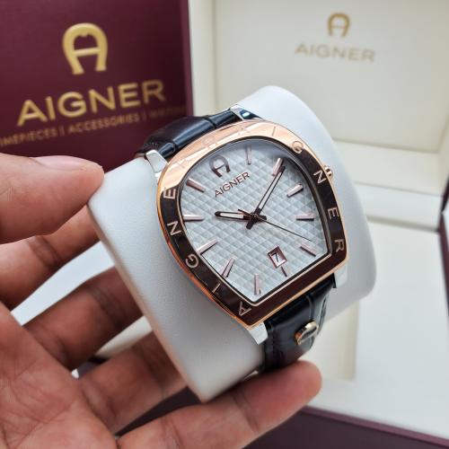 ساعة اقنر الرجالية جلد