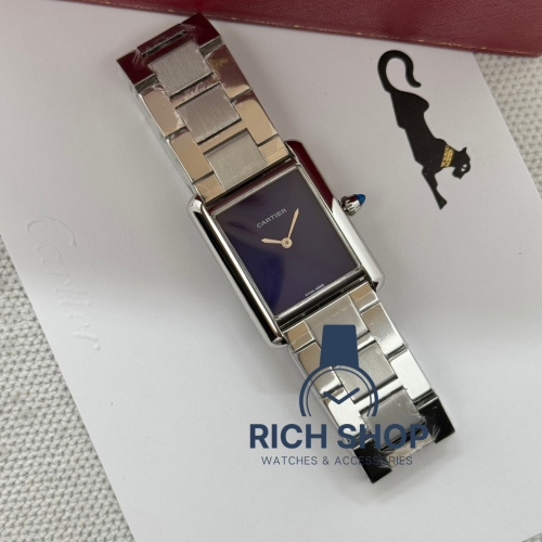 ساعة كارتير تانك مست كحلي