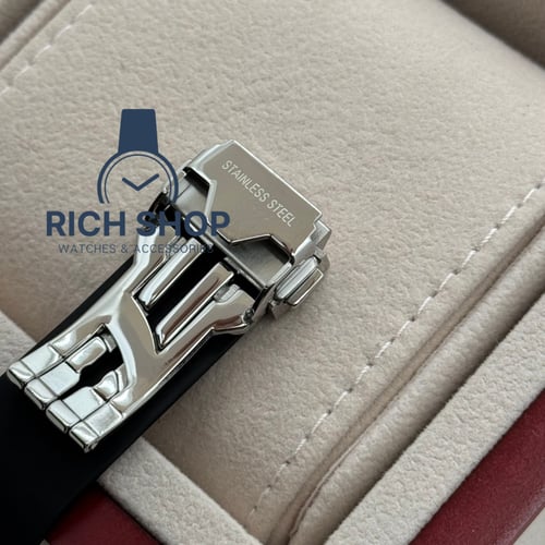 ساعة هوبلت جلد كحلي النسائية