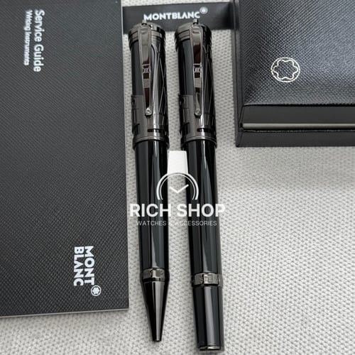 قلم مونت بلانك الجديد باللون الأسود