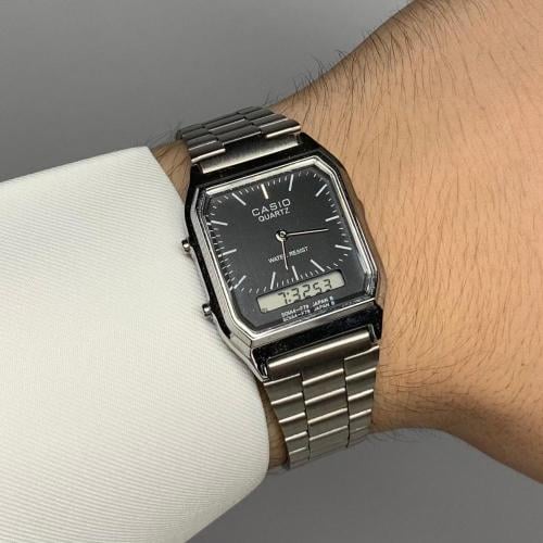 ساعة كاسيو فنتج اسود