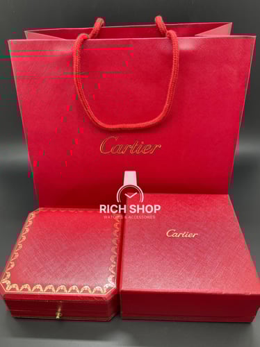 كبك كارتير فضي بذهبي