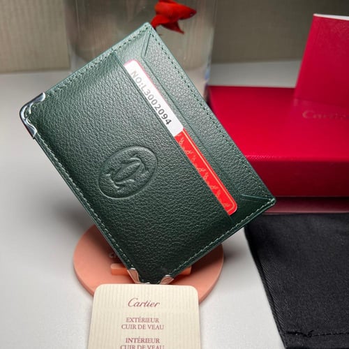 محفظة كارتير بطايق أخضر