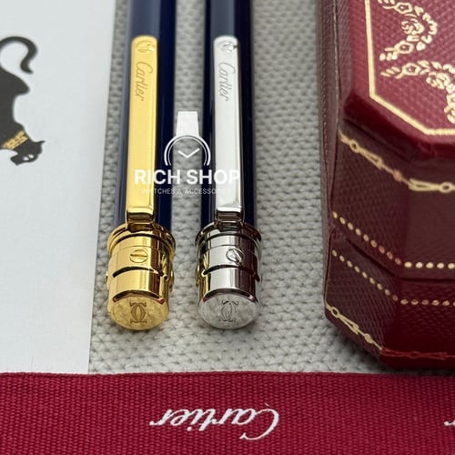 قلم كارتير سانتوس نحيف كحلي