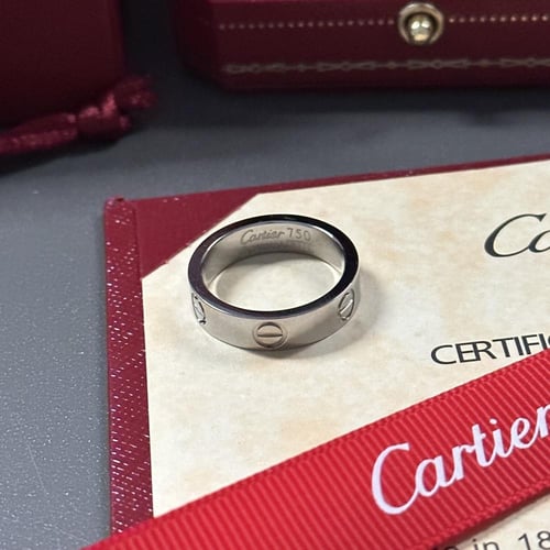 خاتم كارتييه لوف فضي