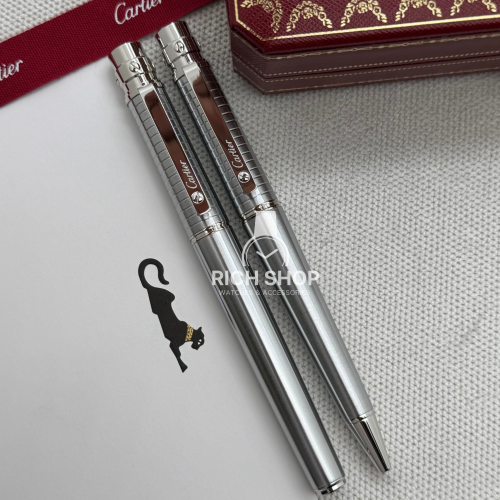 قلم كارتير سانتوس فضي كامل جديد