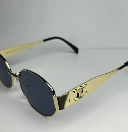 نظارة سيلين ذهبي