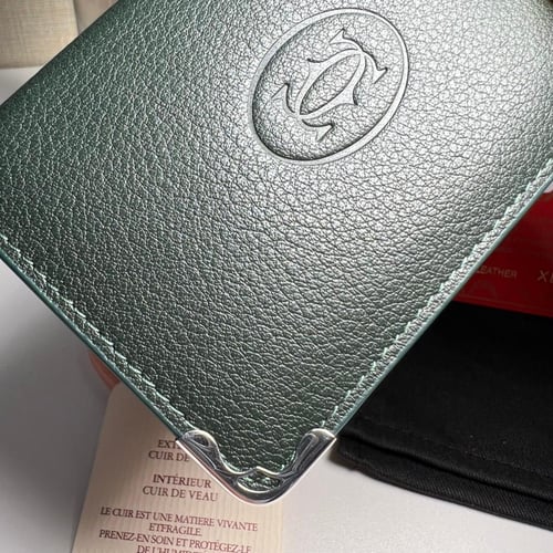 محفظة كارتير بطايق أخضر