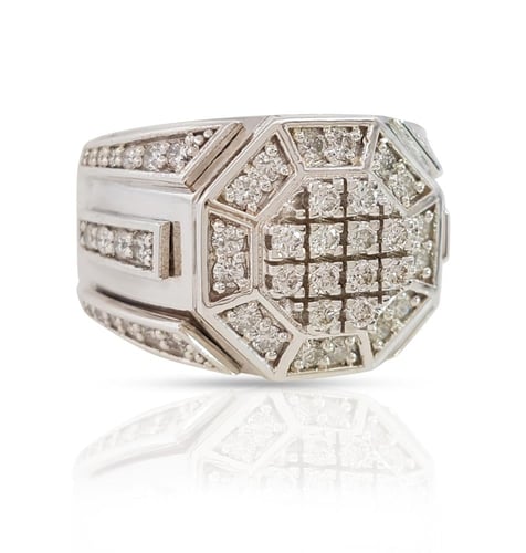 خاتم الماس AG ring silver