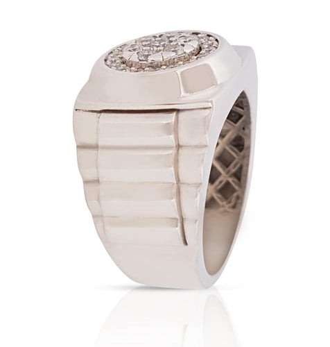 خاتم الماس AG ring silver