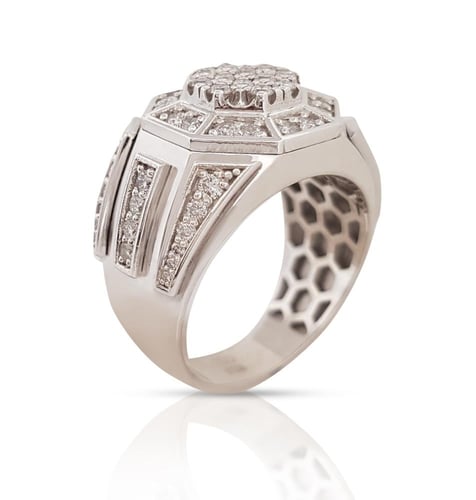 خاتم الماس AG ring silver