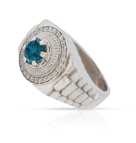 خاتم الماس رجالي بتصميم فاخر وأنيق AG r diamond