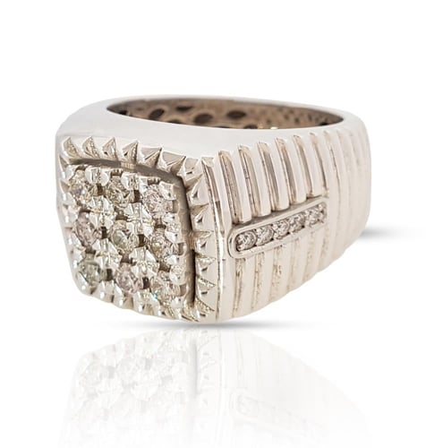 خاتم الماس AG ring silver