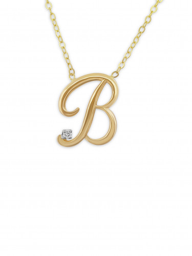 عقد الماس AG letter B