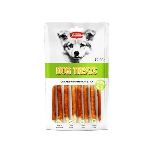 لينسن مكافات للكلاب لفائف الدجاج القابلة للمضغ 100...