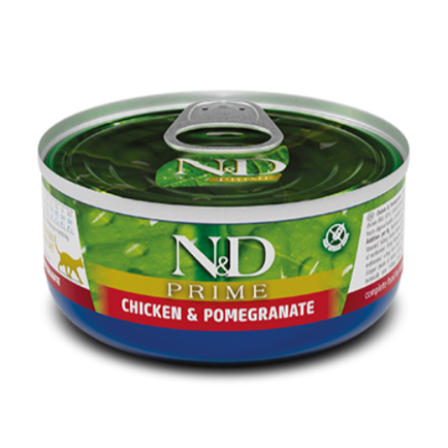 ان اند دي طعام رطب للقطط البالغة بالدجاج والرمان 7...