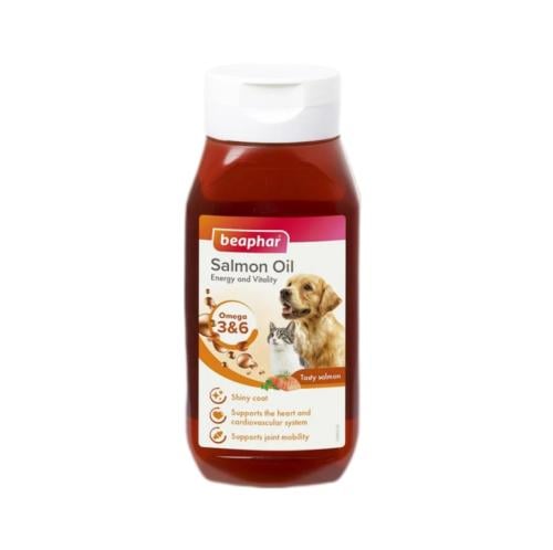 بيفار زيت السلمون مكمل غذائي للكلاب والقطط 430ml