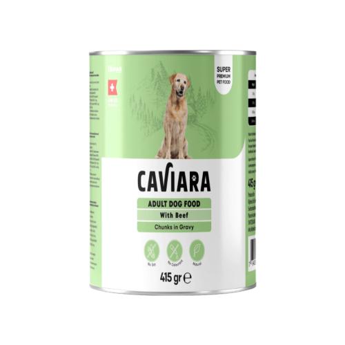 كليبيك كافيارا طعام رطب للكلاب البالغة باللحم البق...