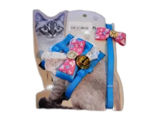 ليش مع صدرية للقطط مريحة وقابلة للتعديل من بت اند...