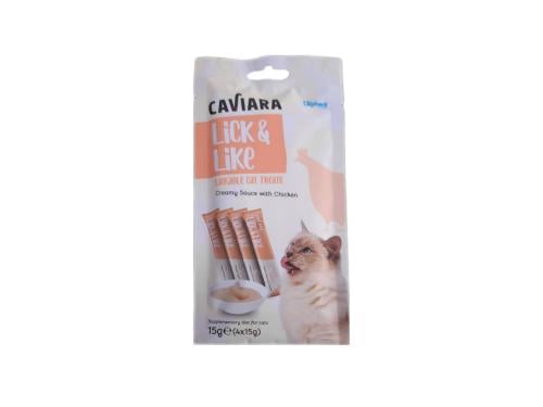 كليبيك كافيارا مكافات للقطط بالدجاج 4*15g