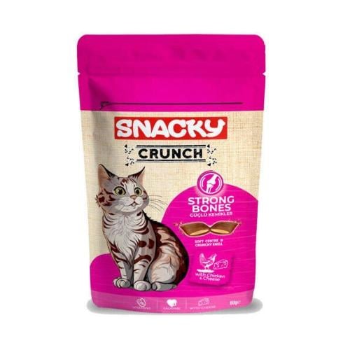 سناكي كرانش مكافات للقطط لتقوية العظام بالدجاج وال...