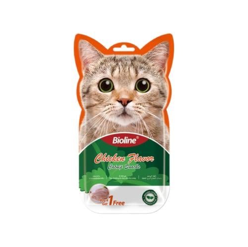 بيولين مكافات الكاتنب للقطط بنكهة الدجاج 5*15g