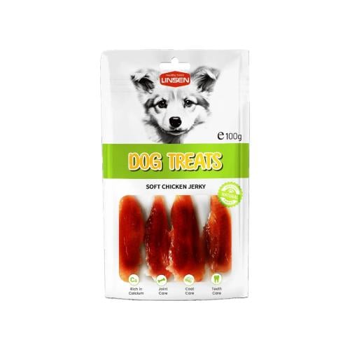 لينسن مكافات للكلاب بالدجاج المجفف الطري 100g