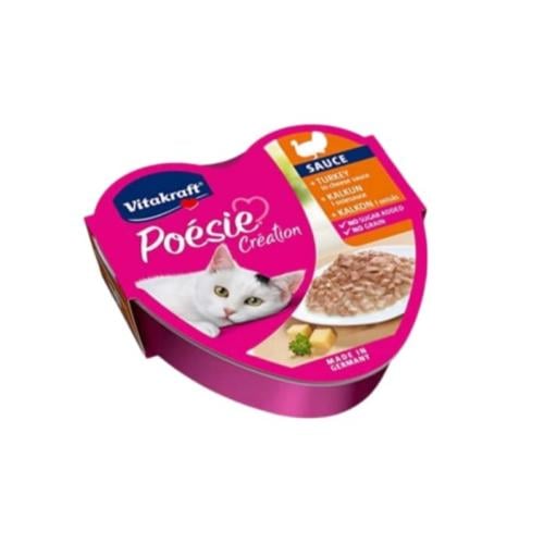 فيتاكرافت طعام رطب للقطط بالديك الرومي والصلصة 85g