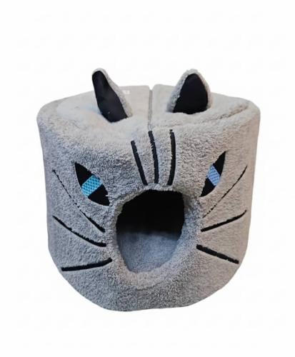 سرير ومنزل للقطط على شكل قطة مقاس M من بيت اند مور