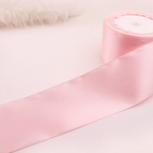 شريطه ستان عرض 2 أنش لون وردي فاتح