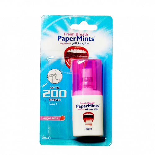 بيبرمنت بخاخ معطر للفم بنهكة الفراولة 20مل