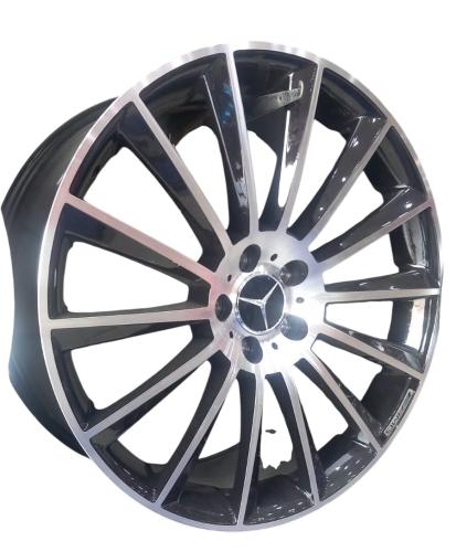 Mercedes wheel rim front tinted black size 20 mode...