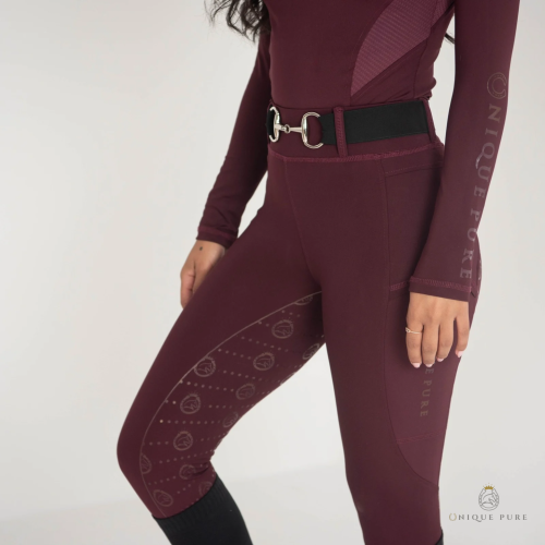 Red wine Riding pant | بنطلون فروسية عنابي