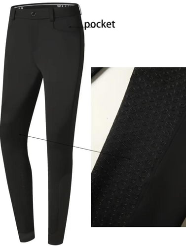 بنطلون فروسية رجالي | Men’s equestrian pants (كحلي...