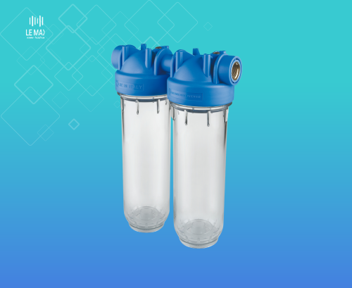 طقم فلتر ماء مزدوج من اطلس