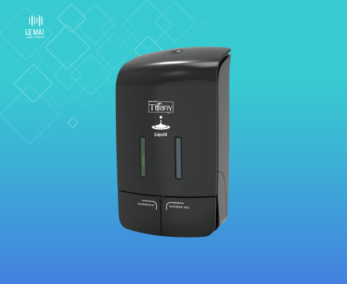 موزع الصابون المزدوج من تيفاني – تنظيم فعال للحمام...