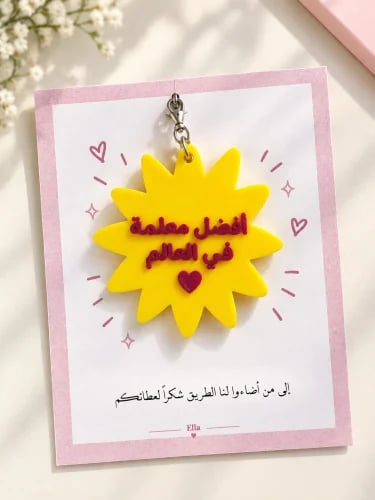 ميدالية «أفضل معلمة في العالم»