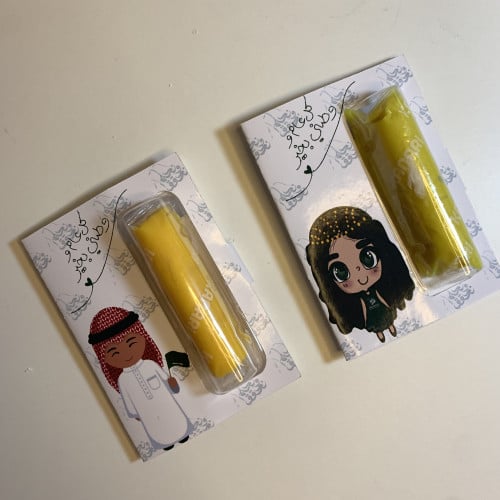 كرت صلصال بتصميم اليوم الوطني