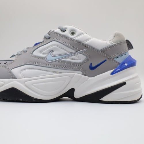 Nike m2k Tekno Wolf Grey Racer Blue Pure Platinum