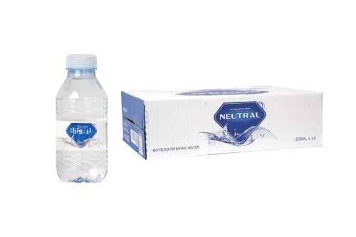 مياه نيوترول 200 مل شد 48 حبه 25 كرتون +5مجانا