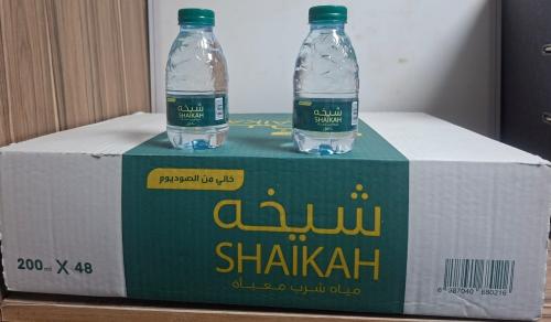 مياه شيخه 200 مل شد 48 حبة 50 كرتون