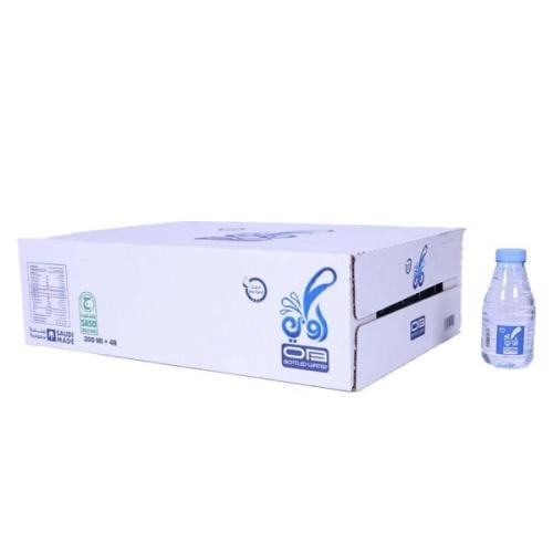 مياه اوبي 200 مل 48 حبة 25 كرتون + 5 كرتون مجانا