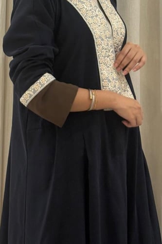 SU52 - حرير مغسول كحلي