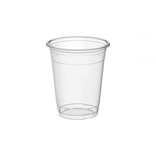 اكواب عصير بلاستيك 12 اوص غطا مسطح كرتون 1000 حبه