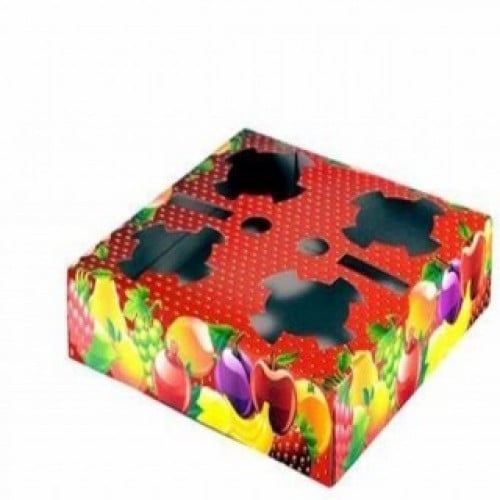 حامل اكواب عصير 4 فتحه كرتون 225 حبه