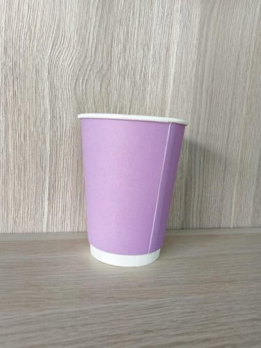 اكواب ورقية دبل 12 اونص ملون كرتون 1000 كوب