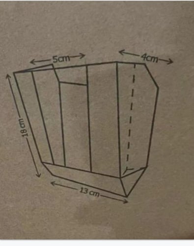 كيس ورقي كروسان بني بنافذة كرتون 2400 كيس