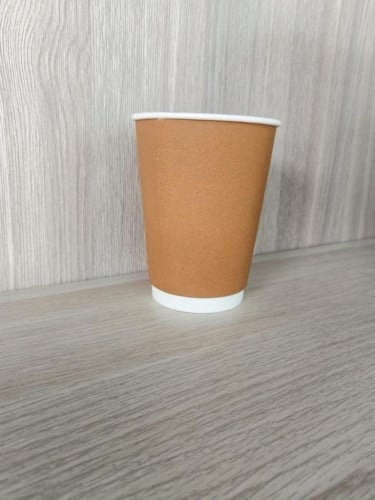 كواب ورقية دبل 12 اونص ملون كرتون 1000 كوب