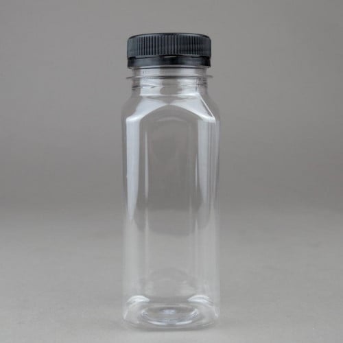 قارورة بلاستيك 150 ملم غطا اسود ربطة 24 قارورة