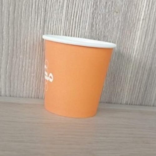 اكواب ورقية ملونه 4 اونص سنجل بدون غطا كرتون 1000